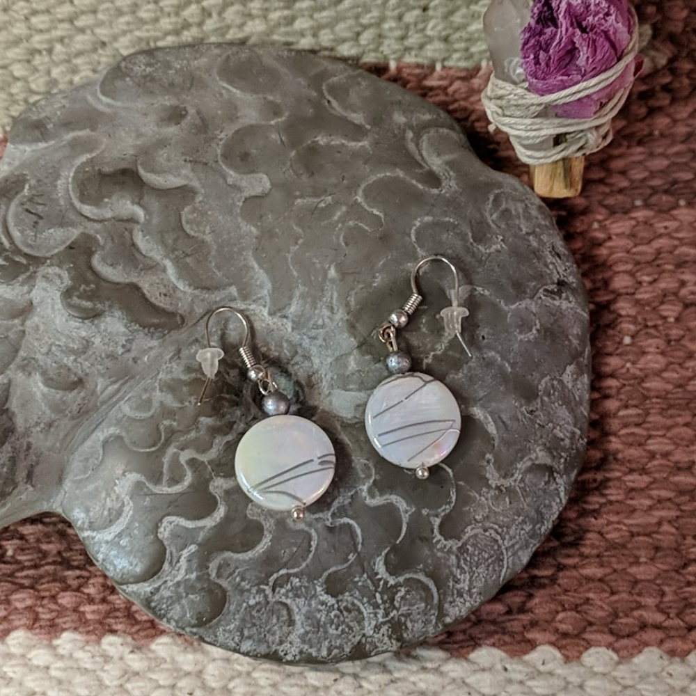 5 for $25 Handmade Iridescent Bead Earrings